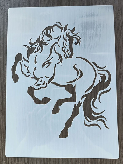 Πρότυπο λιονταριού 21*29 εκ. για ζωγραφική γραφικών DIY στένσιλ Τοιχογραφίες Λεύκωμα χρωματισμού με ανάγλυφο στένσιλ διακόσμησης άλμπουμ