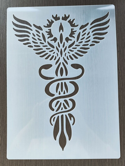 21*29 cm predložak za kavu za slikanje grafike DIY šablone Murali Spomenar Bojanje Reljefni album Dekorativne šablone