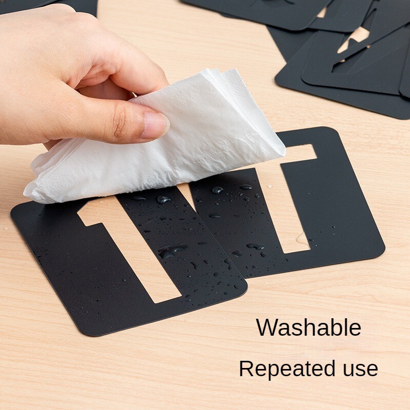 Must Pp plastist joonlaud number tähe sümbol õõnes koopia pihustusvärvide mallide joonlaud DIY seinamööbli pihustusvärvi laud