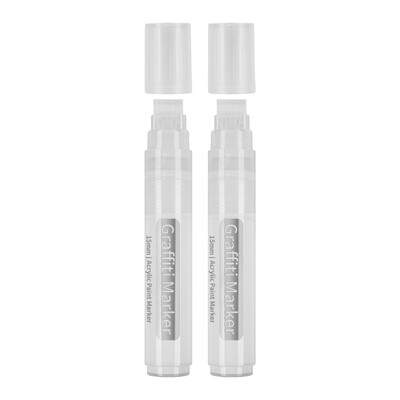 Pakiranje od 2 markera Marker u boji s vrhom od 15 mm za pisanje i označavanje