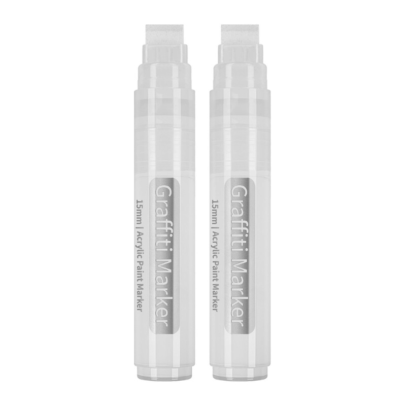 Pakiranje od 2 markera Marker u boji s vrhom od 15 mm za pisanje i označavanje