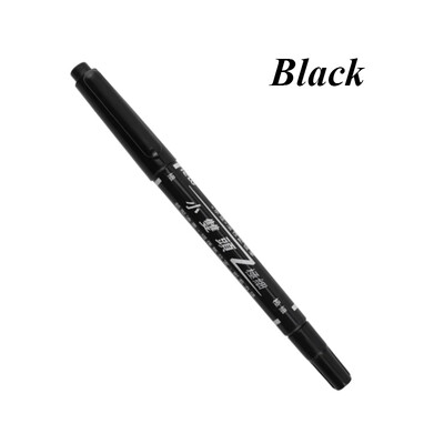 12/24 de culori, stilou cu ulei de culoare mic, cu două capete, 0,5/1mm, permanent, rezistent la apă, strălucitor, pentru birou, rechizite de papetărie școlară