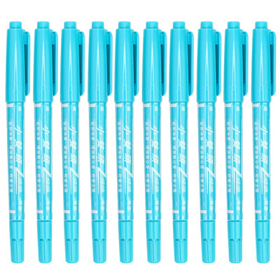 12/24 de culori, stilou cu ulei de culoare mic, cu două capete, 0,5/1mm, permanent, rezistent la apă, strălucitor, pentru birou, rechizite de papetărie școlară