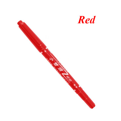 12/24 de culori, stilou cu ulei de culoare mic, cu două capete, 0,5/1mm, permanent, rezistent la apă, strălucitor, pentru birou, rechizite de papetărie școlară