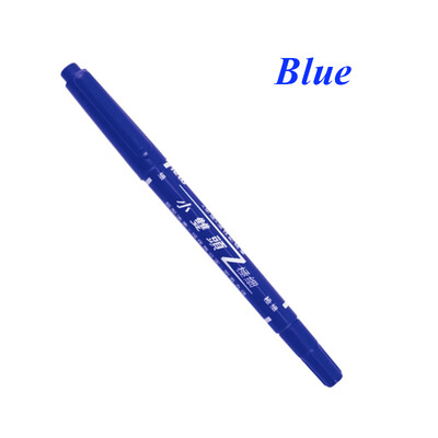 12/24 de culori, stilou cu ulei de culoare mic, cu două capete, 0,5/1mm, permanent, rezistent la apă, strălucitor, pentru birou, rechizite de papetărie școlară