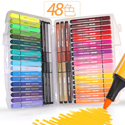 Set akvarelnih flomastera koji se mogu prati 24/36/48 boja, neotrovan za djecu, učenike vrtića, škole, umjetničke markere, umjetničko crtanje