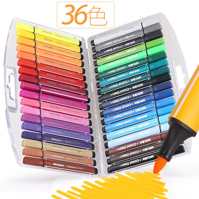 Set akvarelnih flomastera koji se mogu prati 24/36/48 boja, neotrovan za djecu, učenike vrtića, škole, umjetničke markere, umjetničko crtanje