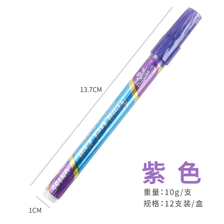 12/18 Colors Metallic Marker Pliiats Sädelev Kahevärviline Kunst Maalimine Pliiats Kaartide tegemiseks Joonis Allkiri Kirjad Kirjutamine