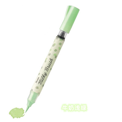 1 tk uus värv Jaapanisse Pentel Milky Brush Pehme otsaga Butterfly Science Brush DIY kaardipliiats