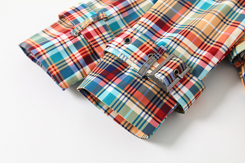 Talvine beebitüdrukute värviline ruuduline eemaldatav vöömantel Lastele moodne pikkade varrukatega kaherealine jakk, tuulejakk