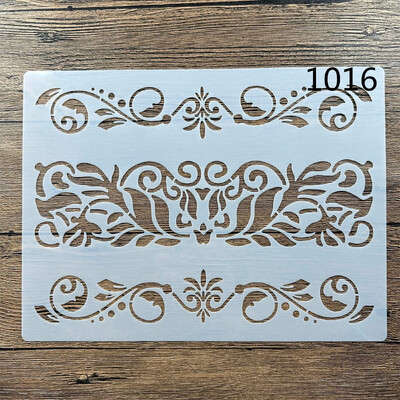 A4 29 *21cm DIY retro uzorci Šablone Zidne slike Spomenar Bojanje Reljefni album Ukrasni papir Kartice Predložak zid