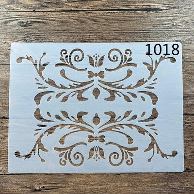 A4 29 *21cm DIY retro uzorci Šablone Zidne slike Spomenar Bojanje Reljefni album Ukrasni papir Kartice Predložak zid