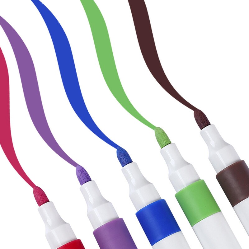 Akrüülvärvipliiatsid veekindlad kunstnikud maalivad kiiresti kuivavad värvimarkerid joonistusmarkerid lõuendile metallist kruusi puidust kunstiprojekti