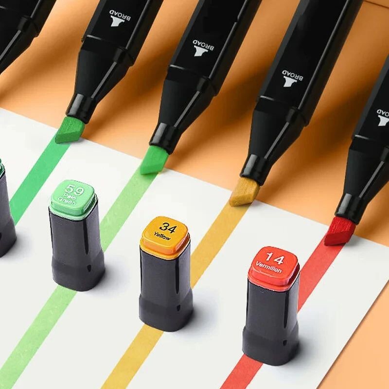 80 farieb fixačné pero skica umelecké maliarske pero s dvojitým koncom Plumones Posca Marcadores Colores Rotuladores umelecké potreby