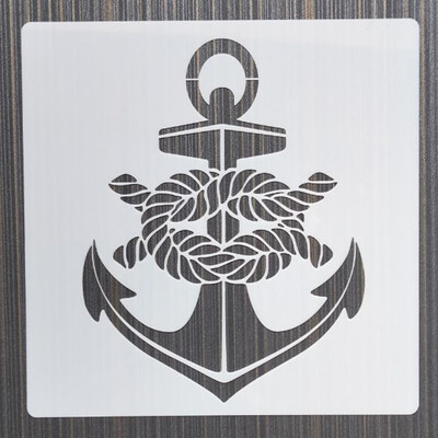 1tk 20*20Cm Wings šabloon mööbli jaoks Seinte värvimine Dekoratsioon Kihistamine Plastik DIY Värvimine Reljeef väljalõigete albumi šabloonid