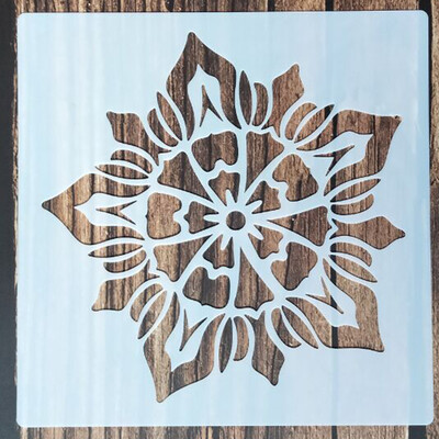 1tk 20*20Cm Wings šabloon mööbli jaoks Seinte värvimine Dekoratsioon Kihistamine Plastik DIY Värvimine Reljeef väljalõigete albumi šabloonid