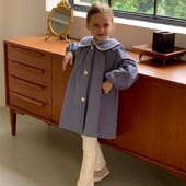 Vjetrobranski kaput za djevojčice Kaput Jakna Gornja odjeća 2024. Novi dolazak Proljeće Jesen Pamuk Školska odjeća na otvorenom Tinejdžeri Dječja odjeća