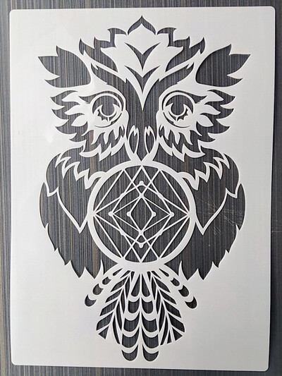 1 бр. 21*29 см Крило Кръст Направи си сам шаблони за наслояване Стенни картини Лесикони Оцветяване Релефен албум Декоративна картичка Шаблон 1