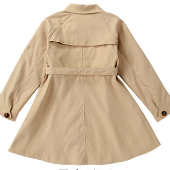 2023 Spring Girls Trench Coat Παιδικό Ανεμοδαρείο Κορεατικό Manteau Fille Εφηβικό Παιδικό Παλτό Φθινοπωρινό Big Girls Jacket