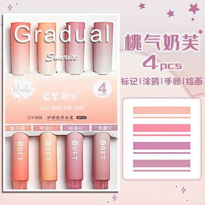 12/6 tk pastelsete värvide esiletõstja Kawaii kirjatarvete värvimarker õpilaste marker esiletõstja kirjatarvete koolitarbed