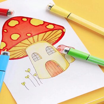 18/12/24/36 Colors Washable στυλό ακουαρέλας Σετ μη τοξικό Fire Paint Seal Mark Pen for Kid Draw DIY Art Supplies