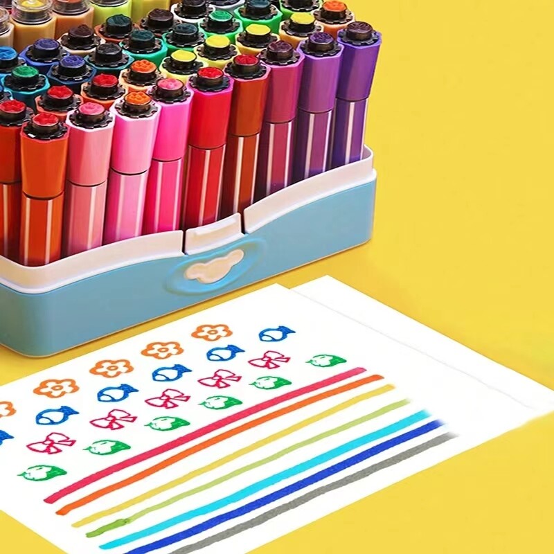 18.12.24.36 Värvid Pestavad akvarellvärvidega pliiatsid Mittetoksiline Fire Paint Seal Mark Pliiats Kid Draw DIY kunstitarvikutele