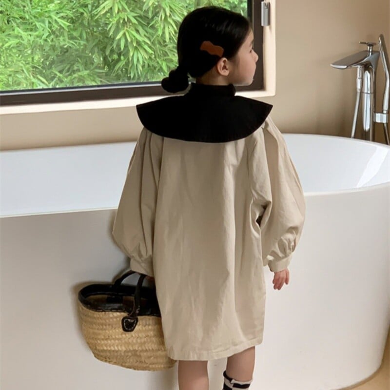 Jachetă pardesială pentru fete, haină de exterior 2024, primăvară, toamnă, din bumbac, în aer liber, pentru adolescenți, îmbrăcăminte pentru copii