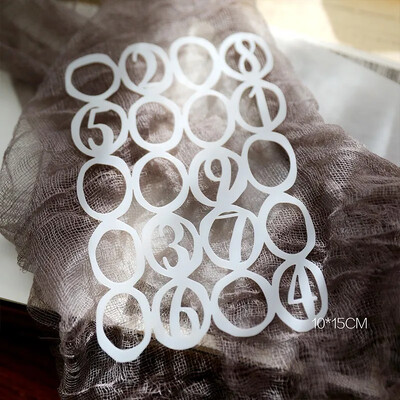 JIANWU Vintage κούφιο μοτίβο λουλουδιών Πλαστικό πρότυπο Βοήθημα ζωγραφικής Στένσιλ προτύπων για μαθητικές προμήθειες δημιουργικές DIY Χαρτικά