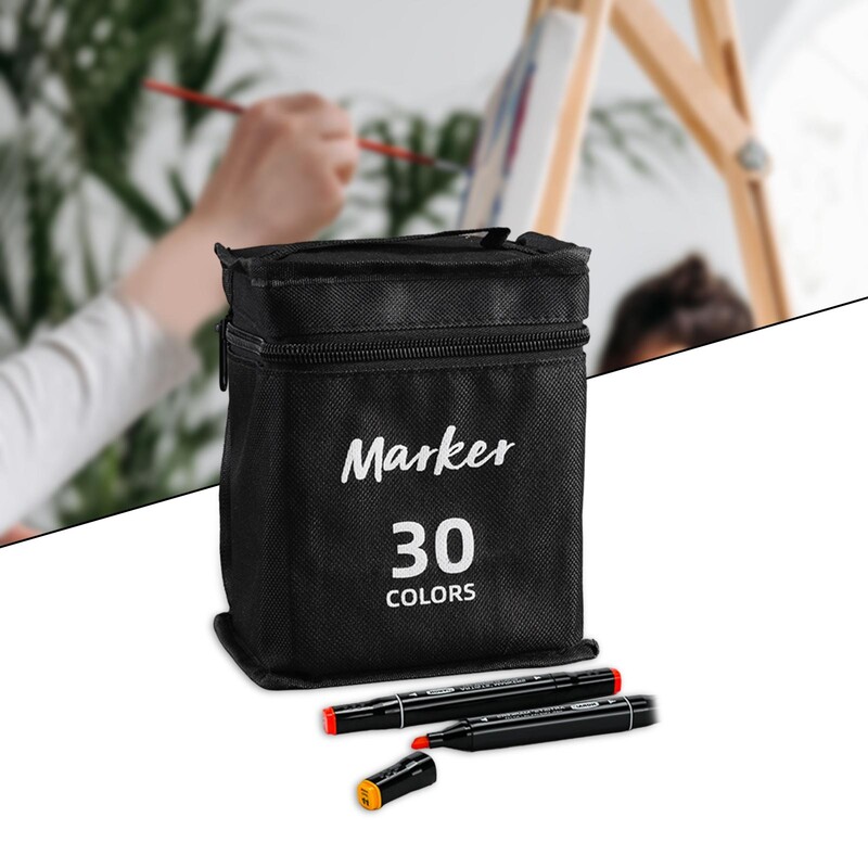Marker Pens Jurnal Note Art Markers Ilustrație Markers Desen Sfat Pensule Colorat Kit Rechizite de Artă pentru Studenți