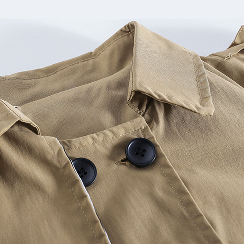 Väikelaste Tüdrukute riided Kevad-sügis pikkade varrukatega Moodsad mantlid Laste tugevad ülerõivad vööga Laste kostüüm 4-13 a