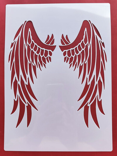 1tk 21* 29cm näomall DIY kihistusšabloonid maalimine väljalõigete album värvimine reljeefne album Dekoratiivne mall