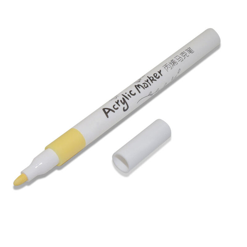 12 tk Laste veebaasil akrüül markerpliiats Pehme otsaga värviline pliiats kunstimaalimiseks Veekindel Graffiti Pliiatsi komplekt Markerpliiats