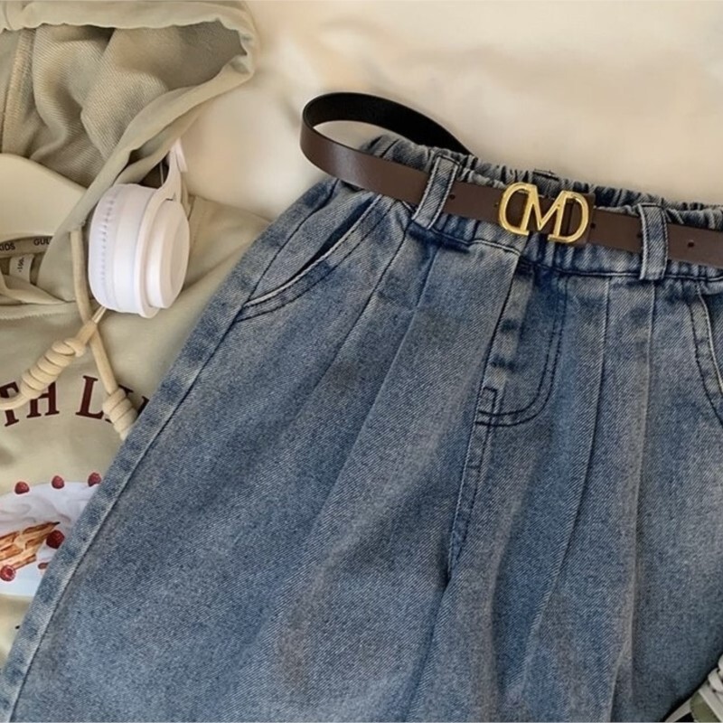 Mood Beebi Tüdruk Poiss Laiad Jalad Teksapüksid Kevad Sügis Imikud Väikelapsed Lapsed Avarad teksapüksid Beebiriided 1-10Y