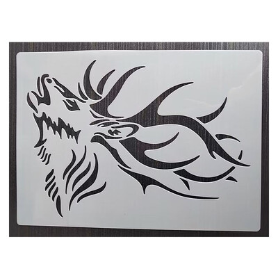 1 KOM 21*29 cm Predložak zlatne ribice DIY Šablone za slojeve Zidne slike Spomenar Bojanje Album za utiskivanje Predložak ukrasnih kartica