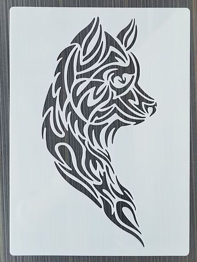 1 KOM 21*29 cm Predložak zlatne ribice DIY Šablone za slojeve Zidne slike Spomenar Bojanje Album za utiskivanje Predložak ukrasnih kartica