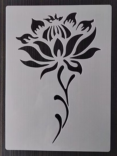 1 KOM 21*29 cm Predložak zlatne ribice DIY Šablone za slojeve Zidne slike Spomenar Bojanje Album za utiskivanje Predložak ukrasnih kartica