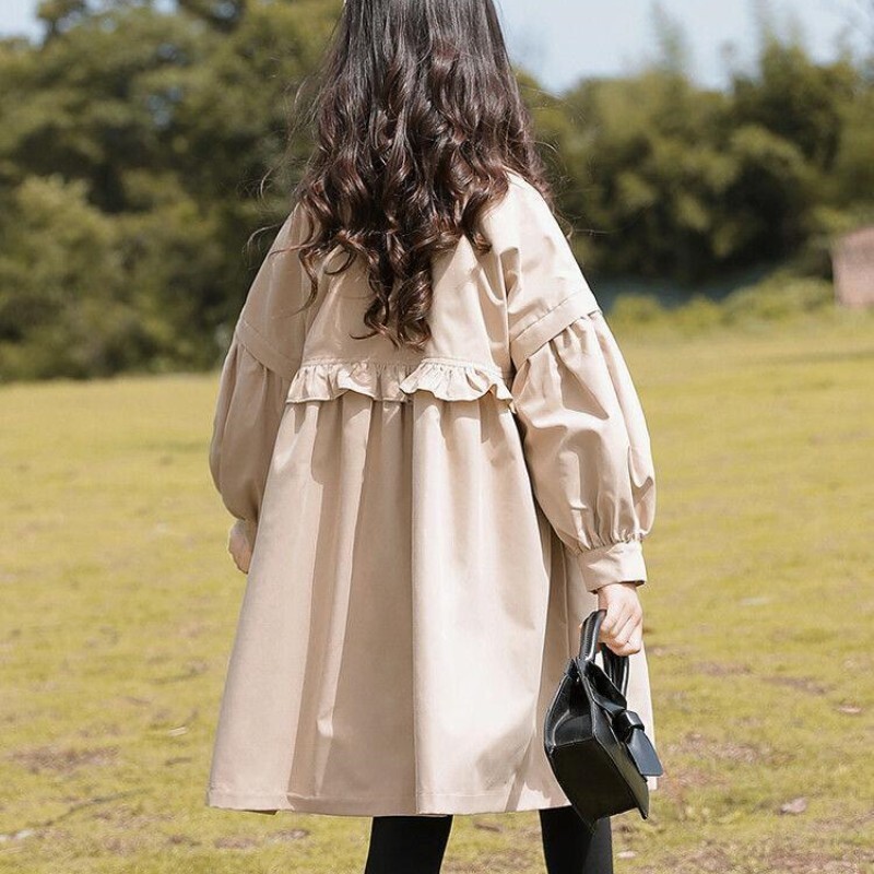 Tüdrukute jakid Tuuletõkkeriided Puuvillane 2023 Uusimad kevad-sügis kvaliteetsed laste tuulekindlad lasteriided