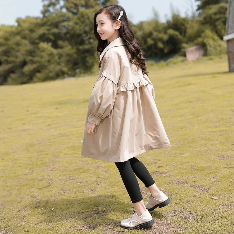 Tüdrukute jakid Tuuletõkkeriided Puuvillane 2023 Uusimad kevad-sügis kvaliteetsed laste tuulekindlad lasteriided