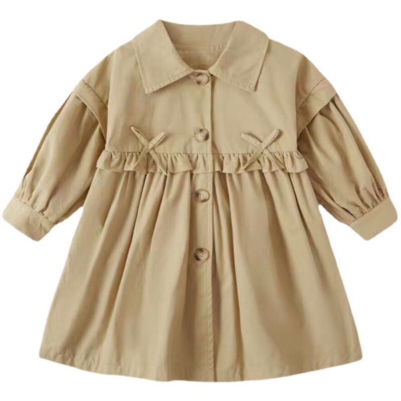 Tüdrukute jakid Tuuletõkkeriided Puuvillane 2023 Uusimad kevad-sügis kvaliteetsed laste tuulekindlad lasteriided