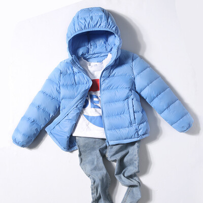 Kvaliteetsed laste talvemantlid jakidUued ülikerged kapuutsiga poistele, tüdrukutele, kaasaskantavad tuulekindlad puhvis parkad