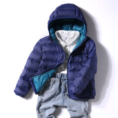 Kvaliteetsed laste talvemantlid jakidUued ülikerged kapuutsiga poistele, tüdrukutele, kaasaskantavad tuulekindlad puhvis parkad