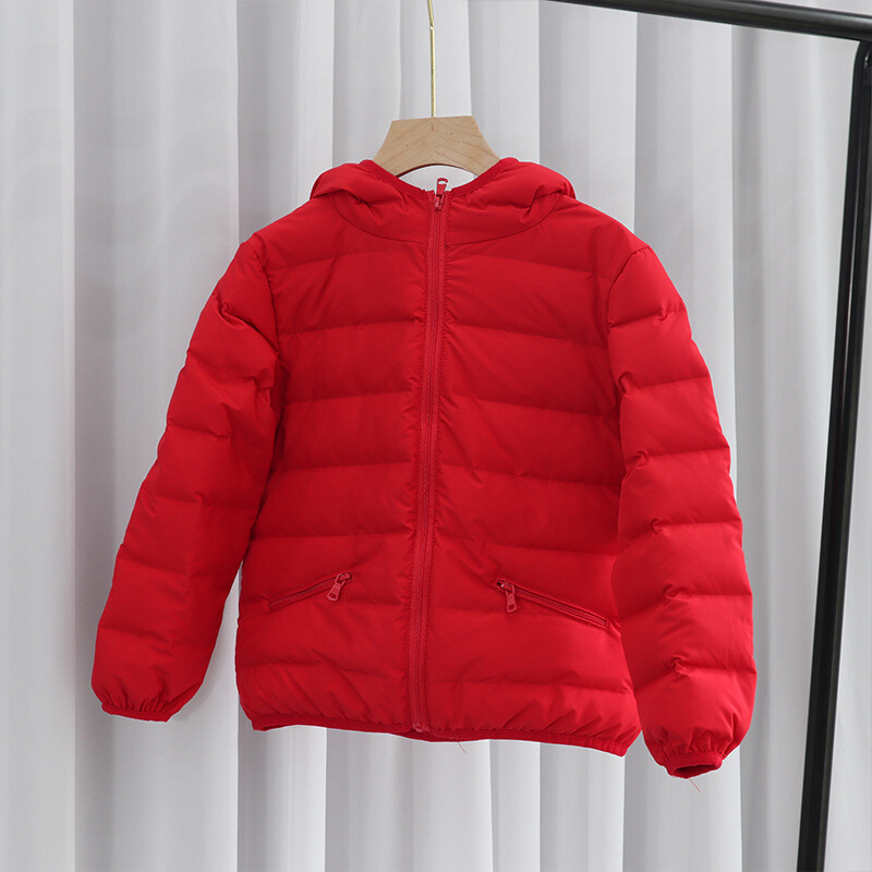 Παιδικά χειμωνιάτικα μπουφάν Ζεστό παλτό με πούπουλα πάπιας για κορίτσια Φθινοπωρινό με κουκούλα με μακρυμάνικο μωρό νήπιο Snowsuits για αγόρια Παιδικά κάτω παρκά
