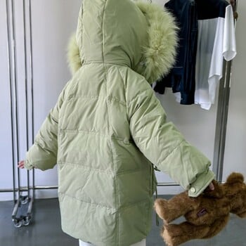 Girls Down Coat Jacket Cotton Windbreak 2023 βελούδινα Warm Plus Thicken Winter Skiwear Ten Degrees Below Zero Παιδικά ρούχα