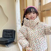 Dječja puhasta jakna za djevojčice Zimske parke Snowsuit Korejski dječji kaput s kapuljačom Dječja odjeća 2-7 godina 2023.