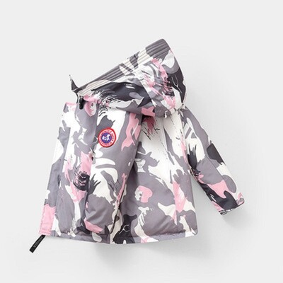 Tüdrukute puuvillane jakk jakk 2022. aasta sportlik soe pluss paksu sametist talve sügise lasteriided