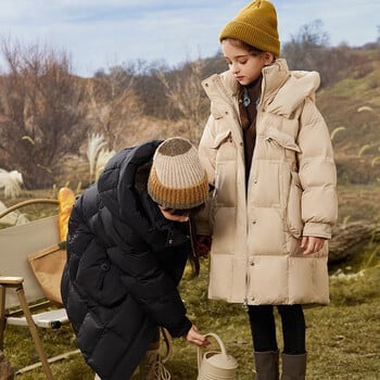 Girls Down Coat Jacket Cotton Windbreak 2023 Dazzling Warm Plus Thicken Winter Skiwear Ten Degrees Below Zero Παιδικά ρούχα