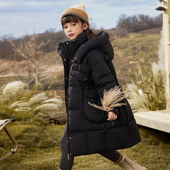 Girls Down Coat Jacket Cotton Windbreak 2023 Dazzling Warm Plus Thicken Winter Skiwear Ten Degrees Below Zero Παιδικά ρούχα