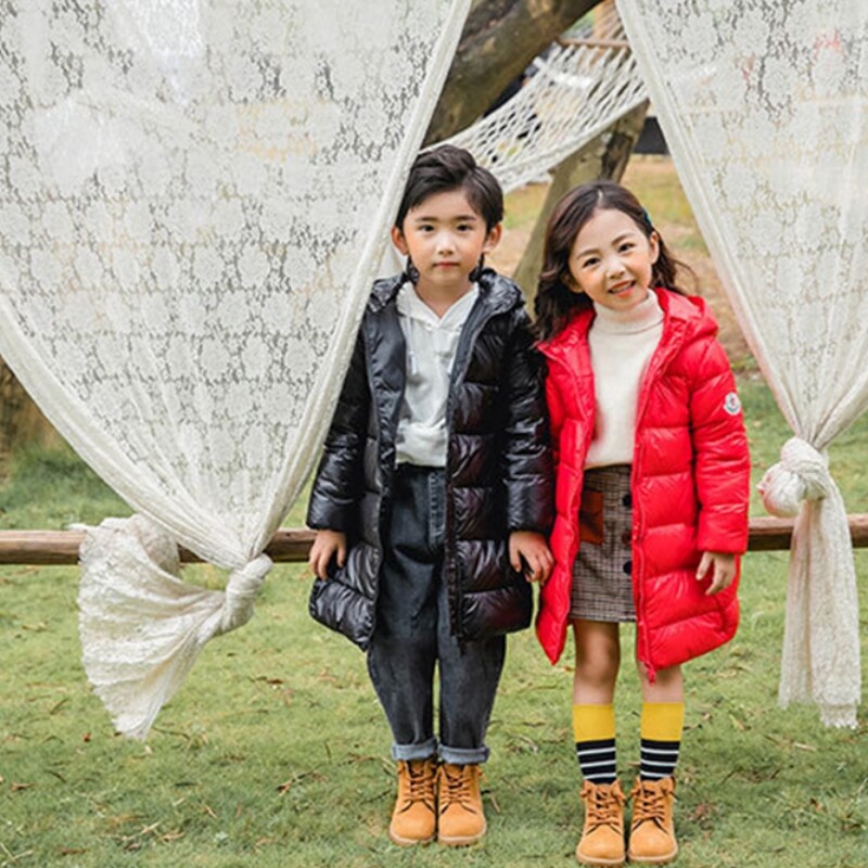 Jachetă de puf pentru fete Bumbac Paravent 2023 Lung Călduș Îngroșa Iarna Îmbrăcăminte pentru copii -10 grade sub zero