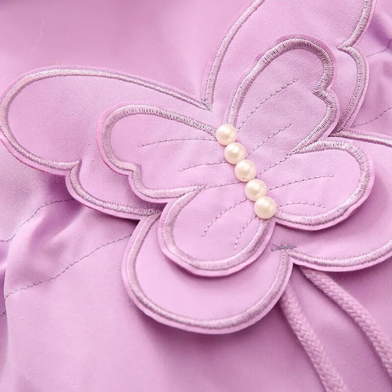 3, 4, 6, 8, 10, 12 години, детско яке, ново есенно палто с ветровка за момичета, горно облекло с качулка плюс кадифено топло зимно детско облекло