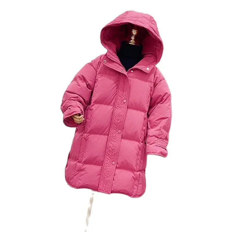 2024 Νέο Χειμώνα Παιδικά Ζεστά Ρούχα Γυναικεία Μπουφάν Εφηβικό Παλτό Βαμβάκι με επένδυση Μπουφάν με κουκούλα Παχύ Εξωτερικά Ενδύματα Παιδικά Πάρκα